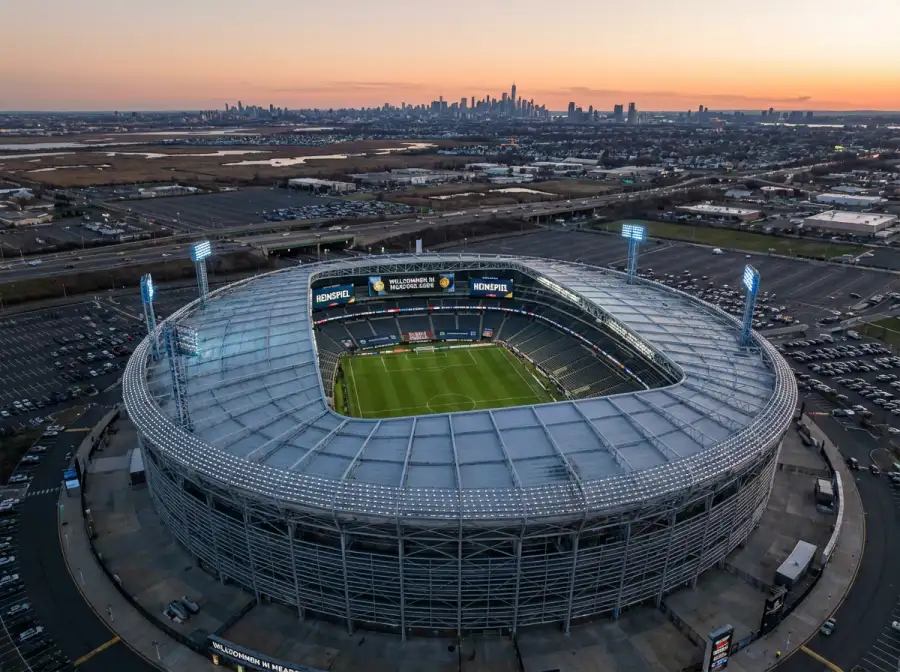 MetLife Stadium in East Rutherford, New Jersey, Austragungsort des WM-2026-Finales